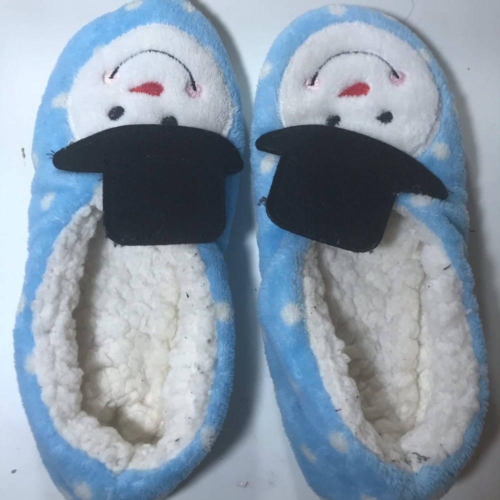BOGO 1/2 OFF snowmen winter slippers